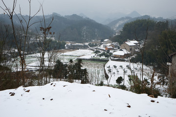 南方雪景 雪景