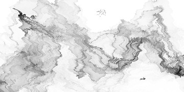 水墨裝飾畫