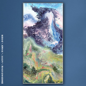 抽象油畫