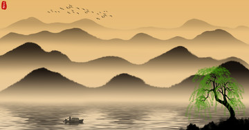 水墨山水