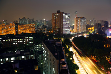 广州环市东路夜景