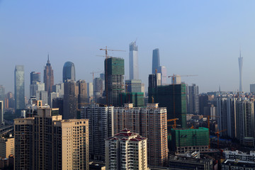 广州珠江新城城市建筑风光