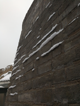 雪中城墙 雪景 城墙 古城墙