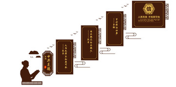學(xué)校樓梯文化墻
