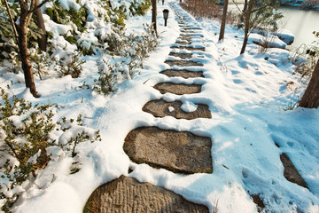 潘安水镇雪景