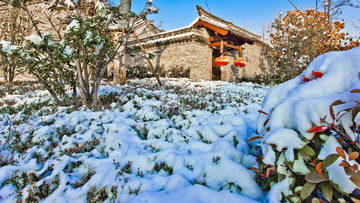 潘安水镇雪景