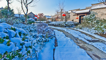 潘安水镇雪景