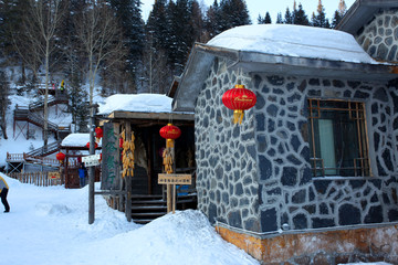 中国雪乡 雪景