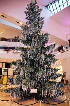 拉斯维加斯酒店圣诞树