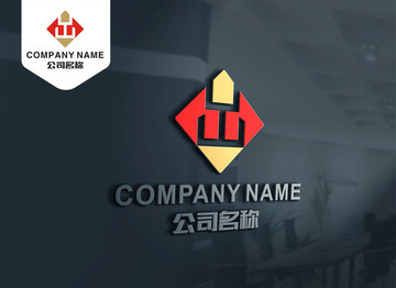 YW字母LOGO WY標(biāo)志設(shè)計