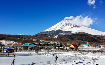 日本富士山滑雪场