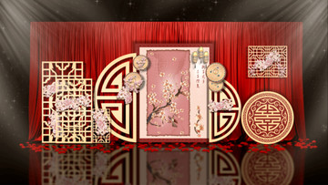 新中式古典中國(guó)風(fēng)婚禮