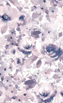 數(shù)碼印花抽象圖案面料絲巾宮廷花