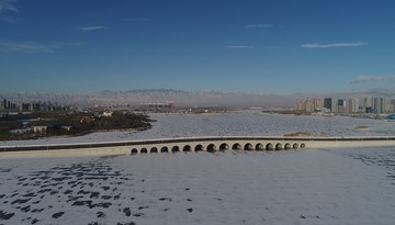 银川市雪后初晴