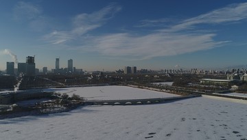 银川市雪后初晴