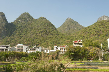 桂林山景色