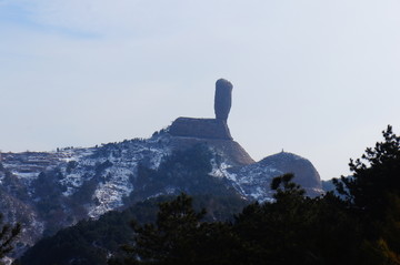河北承德錘磬峰冬季