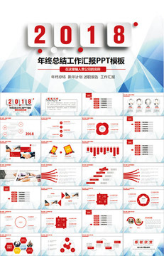 年终总结汇报PPT模板