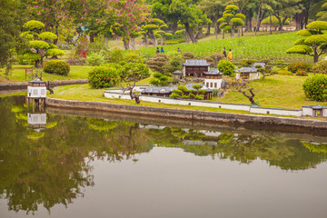 西湖风光 微缩景观