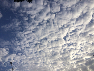 天空 白云 蓝天 天