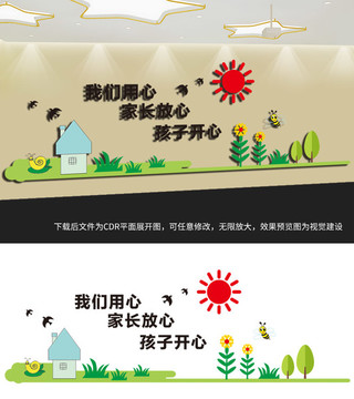 幼兒園彩繪墻