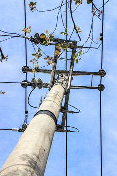 电线杆 天空