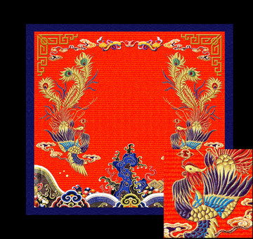 刺繡鳳凰