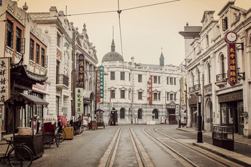 老上海 舊上海 街景 復古懷舊