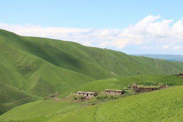 山顶木屋牧人家