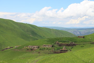 山顶木屋牧人家