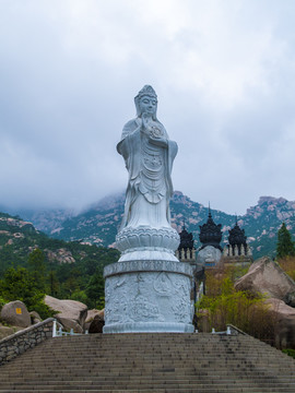 崂山华严寺观音像