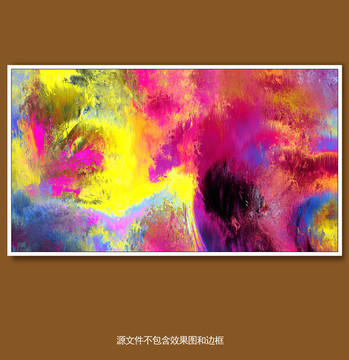 抽象油畫