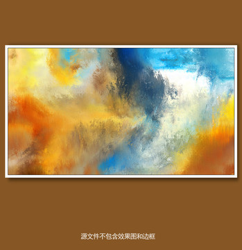 抽象油畫