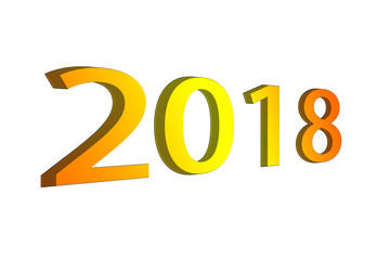 2018立體字
