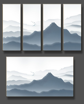 新中式山水畫