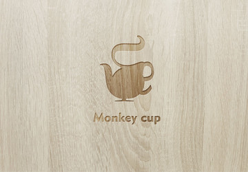 猴子杯子logo