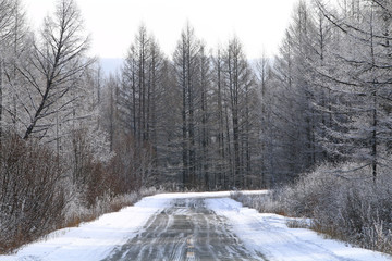 林海雪原山路