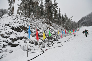 滑雪场 滑雪素材