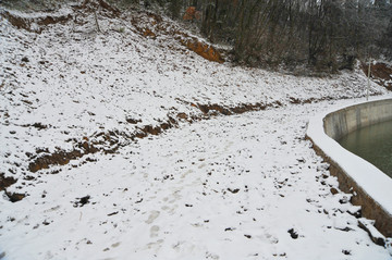 冰雪世界 石柱冷水镇雪景