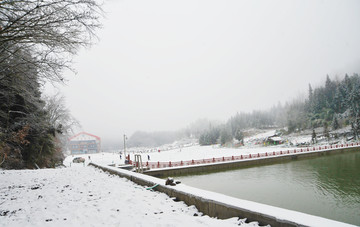 雪景 重慶石柱雪景