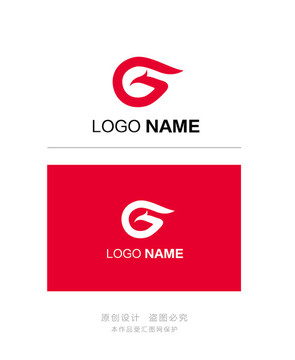 原创logo设计 G 凤凰