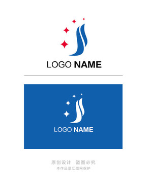 原创logo设计 JS 科技