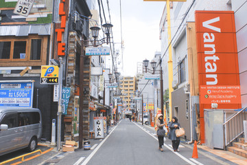 日本 大阪 街景 街道