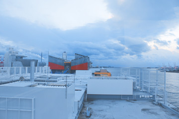 日本 大阪 海景 远景 眺望