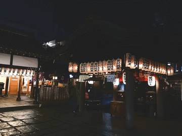 日本 大阪 心斋桥 夜景