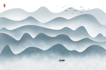 水墨山水