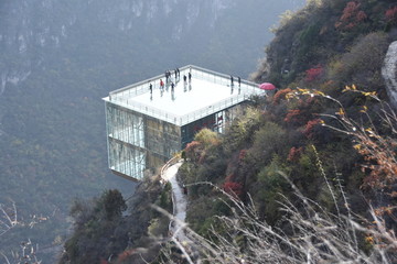 太行山大峡谷 玻璃观景台