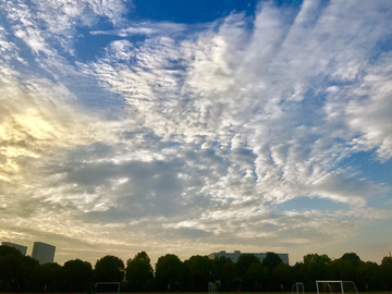 美丽空旷大气天空