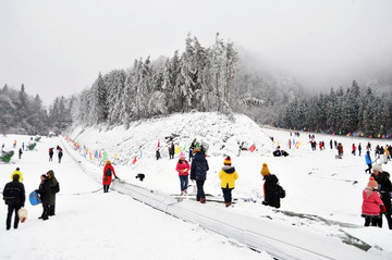 滑雪场图片 重庆滑雪场