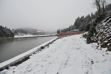 雪景图 重庆石柱雪景图